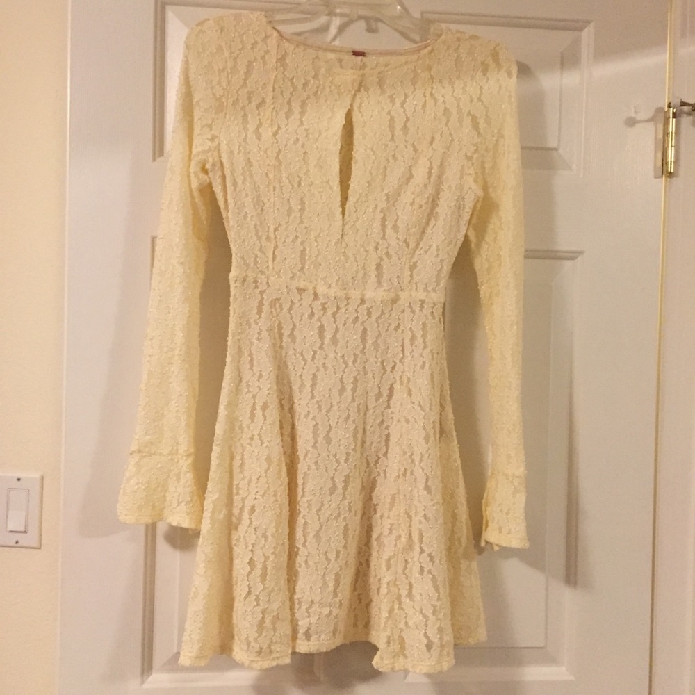 Free People corded lace fit & flare dress - Picture 5 of 8